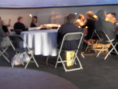 Kayla's photo inside the Igloo on Tuesday afternoon