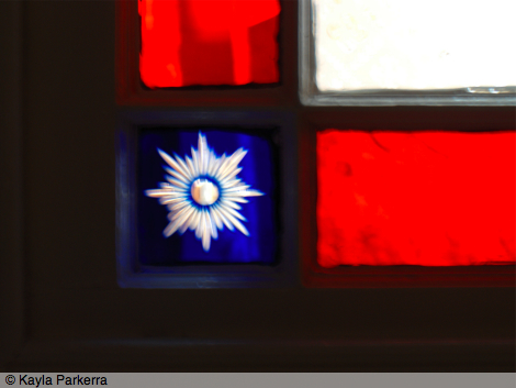 Kayla' photo of the corner of the window at Cathedral Appartments