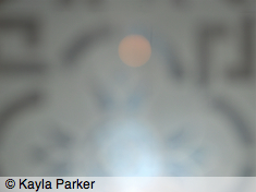 Kayla's photo of the full moon, hand-held