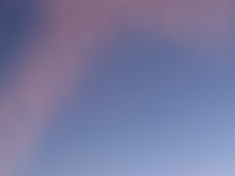 photo of late summer evening sky